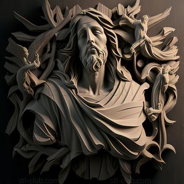 3D model st jesus (STL)